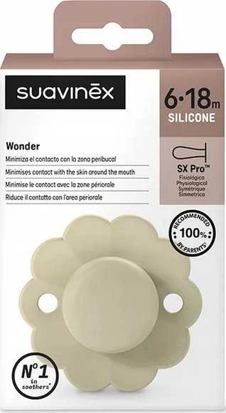 Suavinex - 308382-PHYSIOLOGICAL čiulptukas SX PRO silikoninis/6-18m/WGRAKY/WONDER