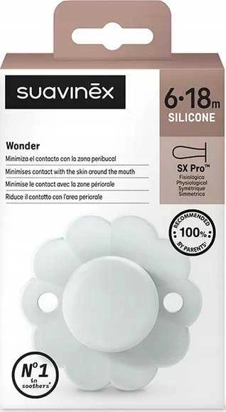Suavinex - 308387-PHYSIOLOGICAL čiulptukas SX PRO silikoninis/6-18m/IBLUE/WONDER