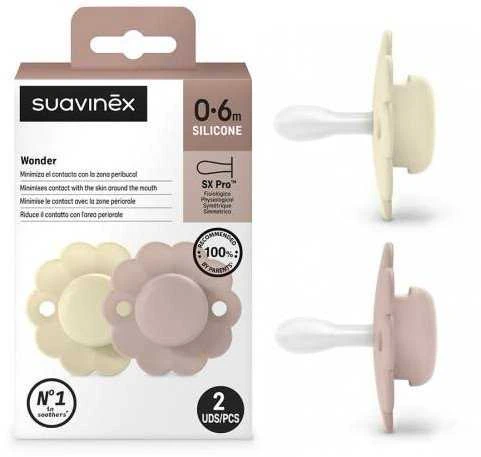 Suavinex fiziologiniai čiulptukai 0-6 mėn. pakuotėje