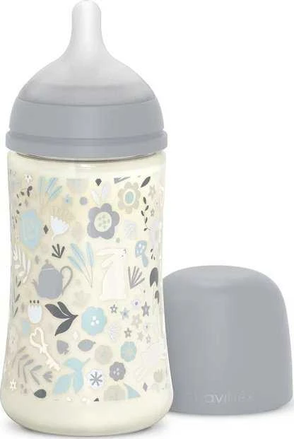 Suavinex - 308749-BUTELIS 270ML / FIZIOLOGINIS ŽIEDUTĖLIS SX PRO VIDUTINIO SRAUTO / MĖLYNA LAISVĖ / STEBUKLŲ ŠALIS