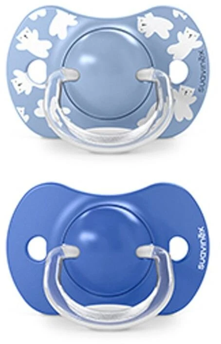 Suavinex 309065-SMOCEK FIZJOLOGICZNY SX PRO 6-18M 2SZT Mėlynas WILD&FREE