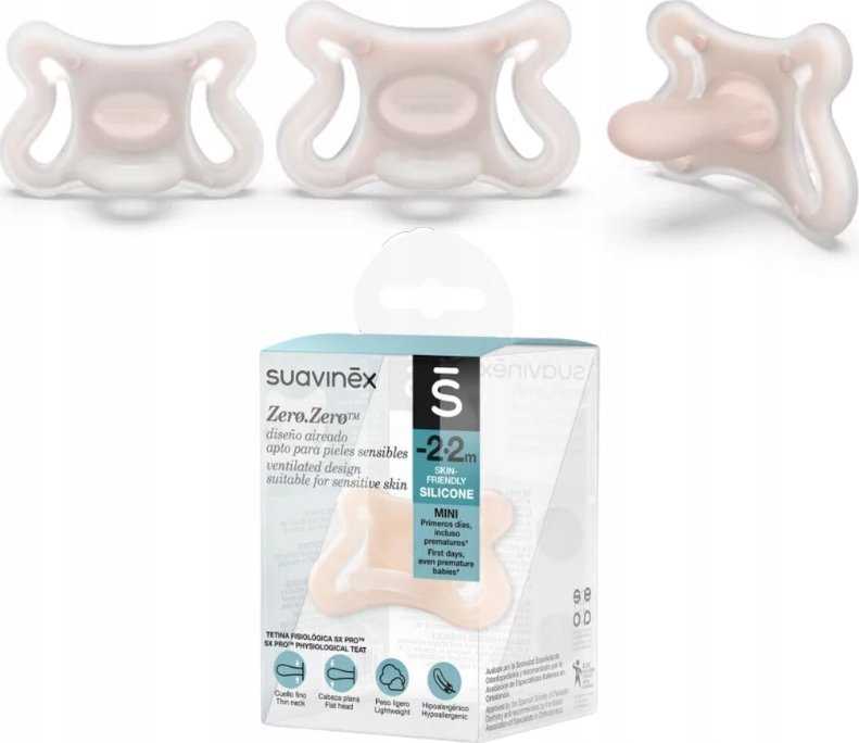 Suavinex Zero Physio čiulptukas 0-2 m