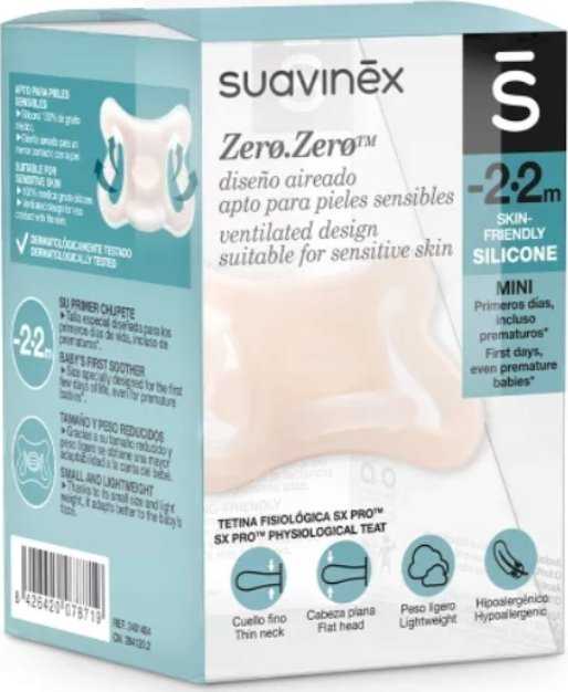 Suavinex Zero Physio čiulptukas 0-2 m