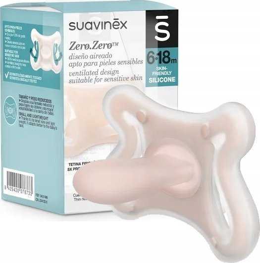Suavinex čiulptukas Zero Zero Physio 6-18m
