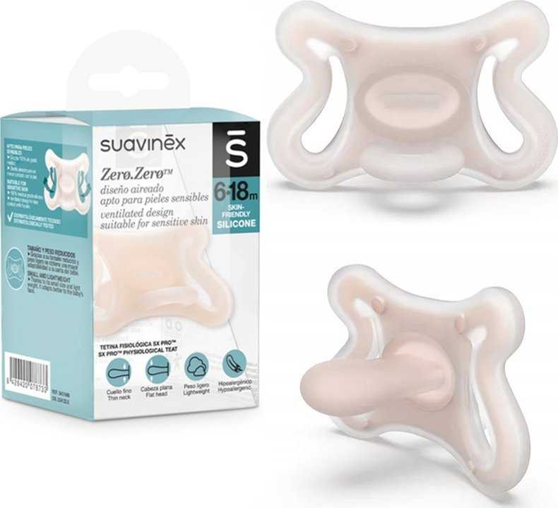 Suavinex čiulptukas Zero Zero Physio 6-18m