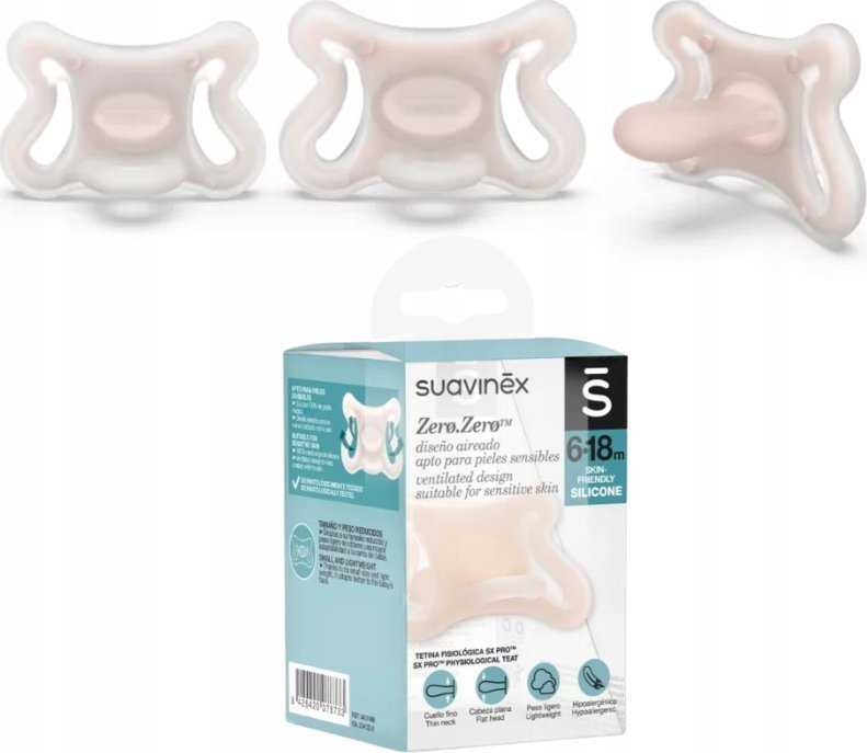 Suavinex čiulptukas Zero Zero Physio 6-18m