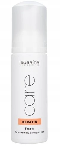 Subrina Professional Subrina Care Keratin Odżywka w piance do silnie zniszczonych włosów, 150ml