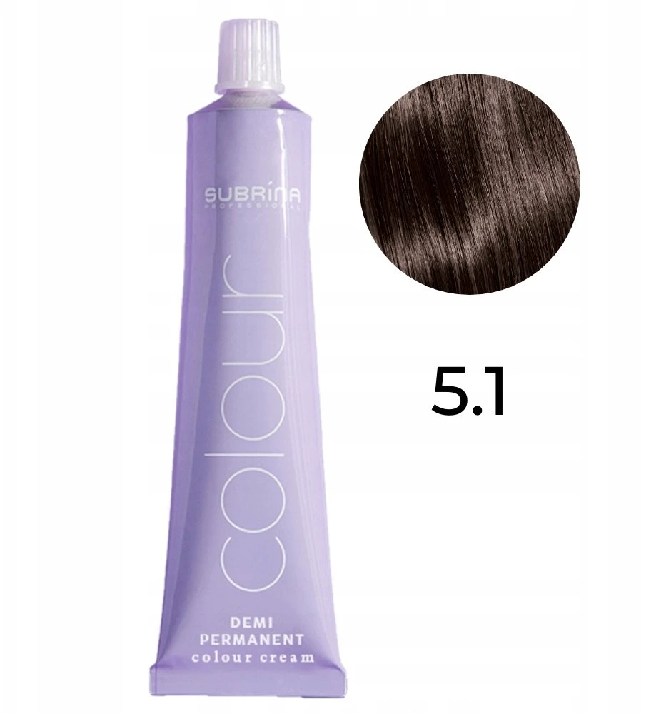 Subrina Professional Amino Plex Demi-Permanent plaukų dažai, 5/1, 60 ml Moterims