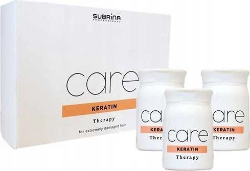 Rinkinys „Subrina Professional Care“ keratino plaukų serumas stiprinimui, 6 vnt., 10 ml
