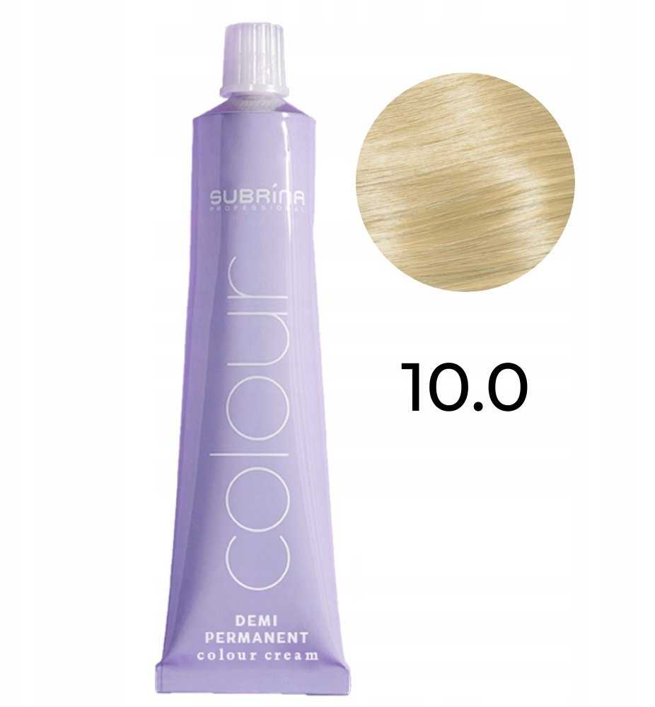Subrina Professional Colour Demi-Permanent Hair Dye 10/0 10/0 Lightest Skirtas šviesiems plaukams, 60 ml