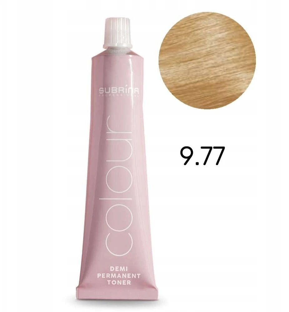 Subrina Professional , Demi Permanent Colour, Demi-Permanent Hair Dye, 9/77 Very Light Skirtas šviesiems plaukams Chocolate, 60 ml Unisex