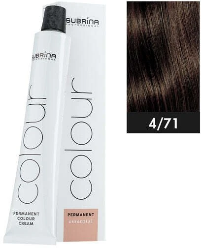 Subrina Professional, Essential Colour, nuolatiniai plaukų dažai, 4.71 vidutinė ruda, 100 ml, moterims
