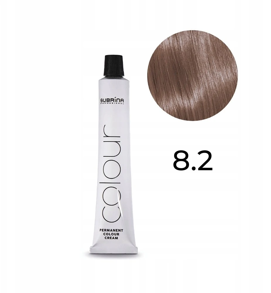 Subrina Professional, Permanent Colour, nuolatiniai plaukų dažai, 8/2 šviesus perlo atspalvis, skirti šviesiems plaukams, 100 ml, unisex