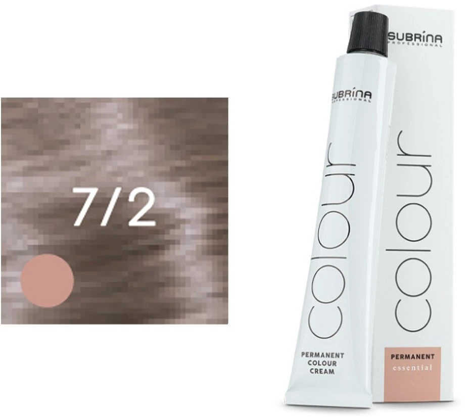 Subrina Professional , Permanent Colour, Permanent Hair Dye, 7/2 Pearl, 100 ml Unisex