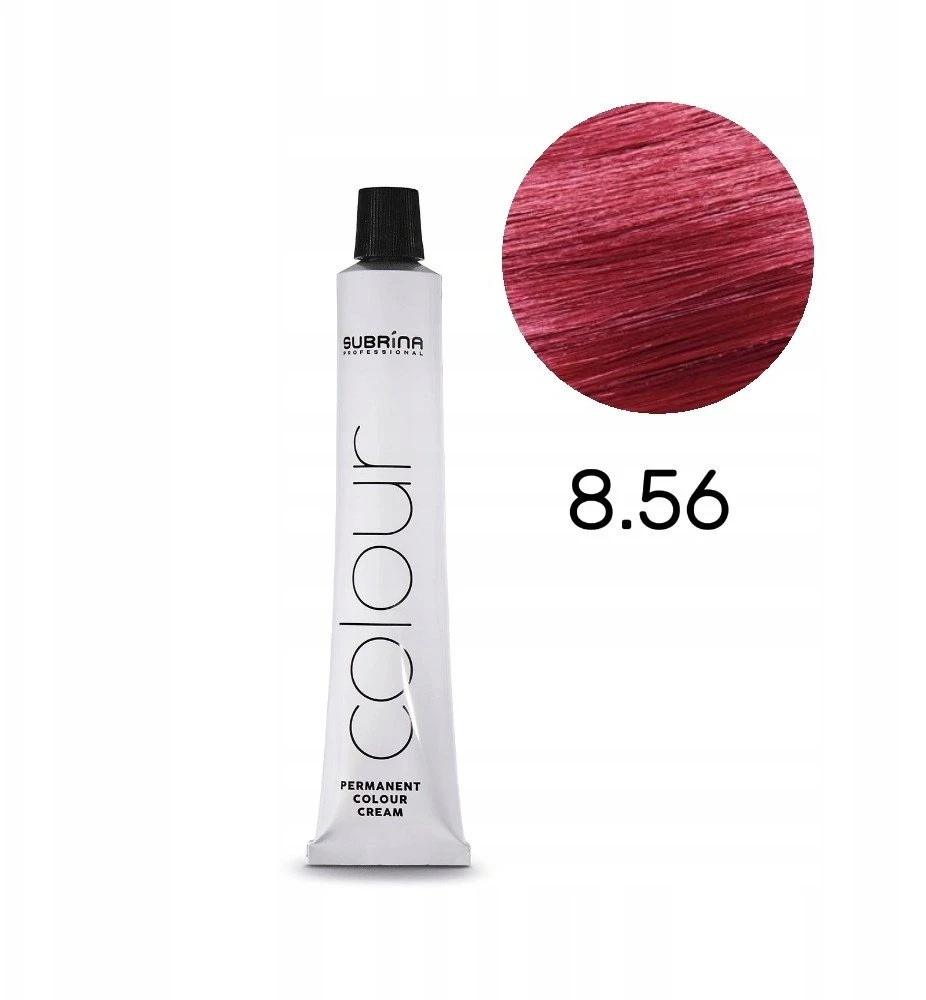 Subrina Professional Vibrant, permanent hair dye, 8/56 Light Skirtas šviesiems plaukams Raudona-Violet, 100 ml unisex