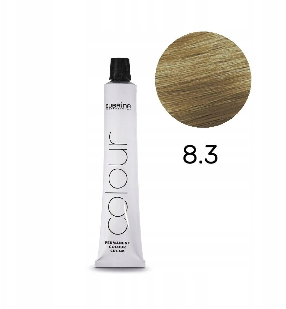 Subrina Professional , Essential Colour, Permanent Hair Dye, 8/3 šviesiai pilka, 100 ml For Women
