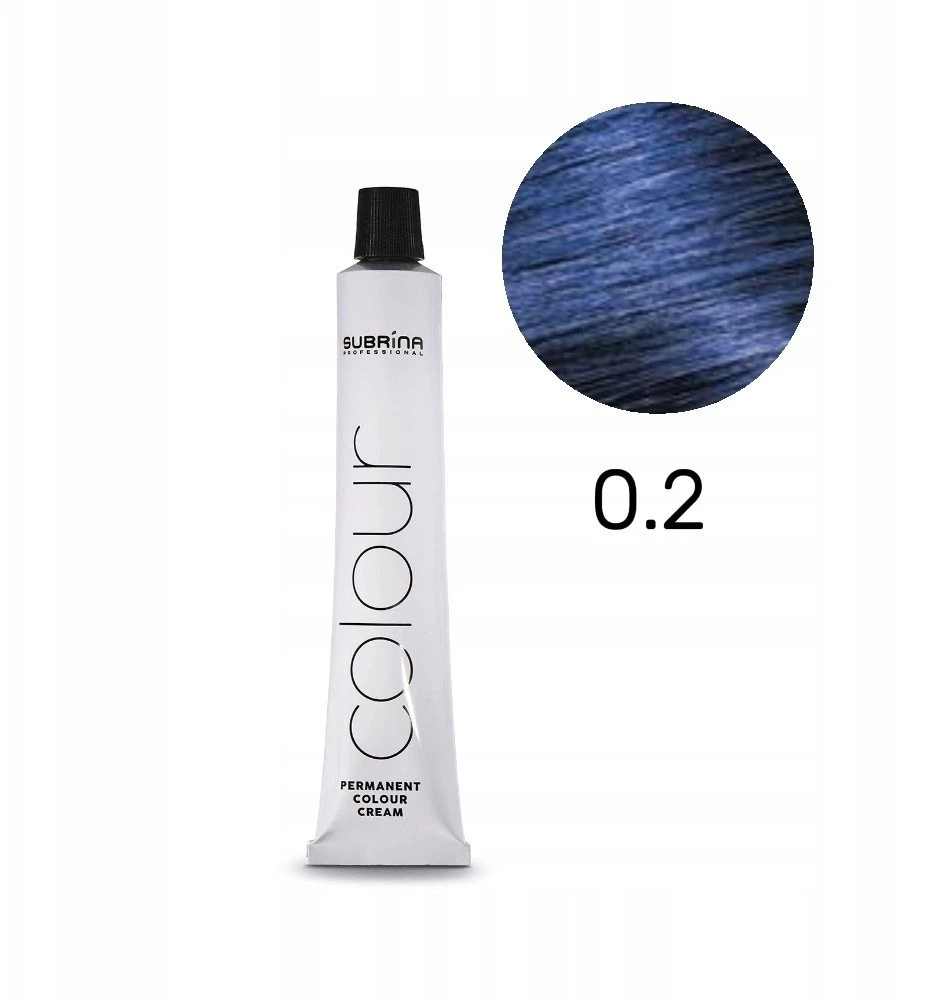 Subrina Professional Vibrant, Permanent Hair Dye, 0/2 Mėlyna, 100 ml Unisex