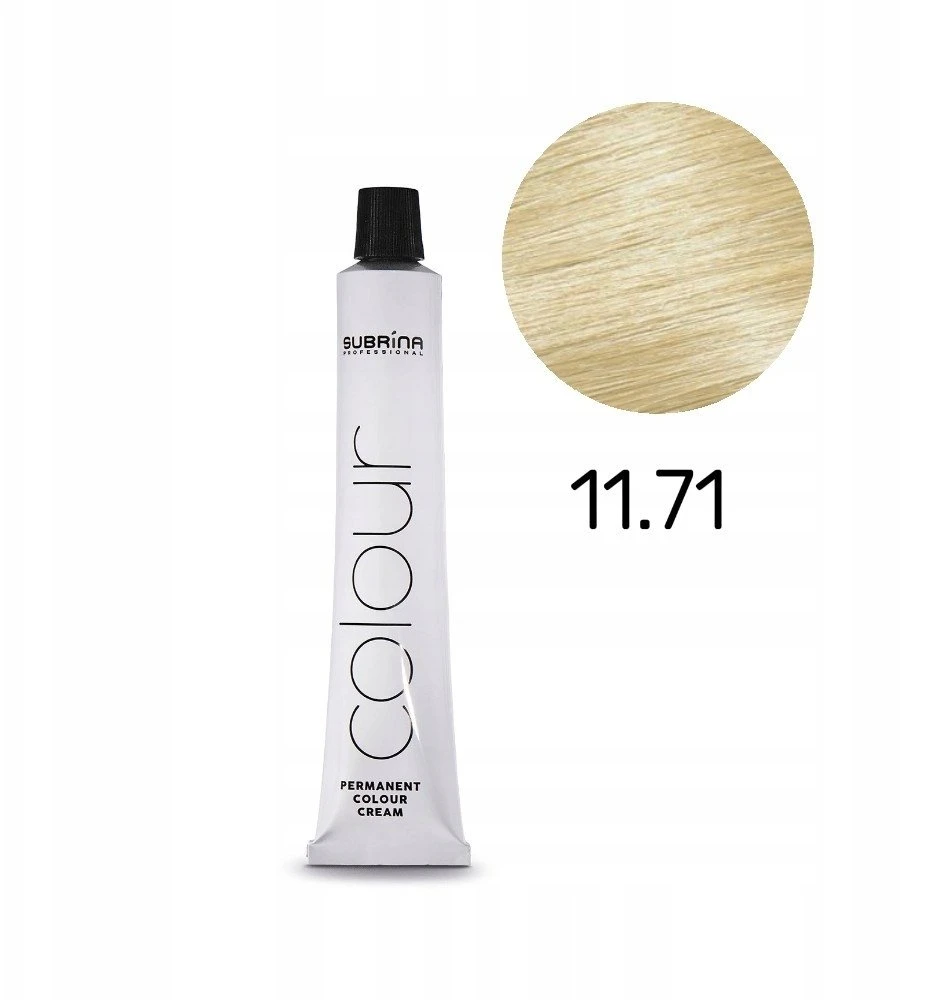 Subrina Professional , Professional Highlift, Permanent Hair Dye, 11/71 Stone, 100 ml Unisex