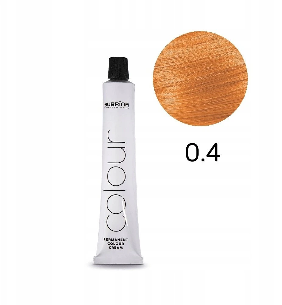 Subrina Professional , Professional Creative, Permanent Hair Dye, 0/4 Oranžinis, 100 ml For Women