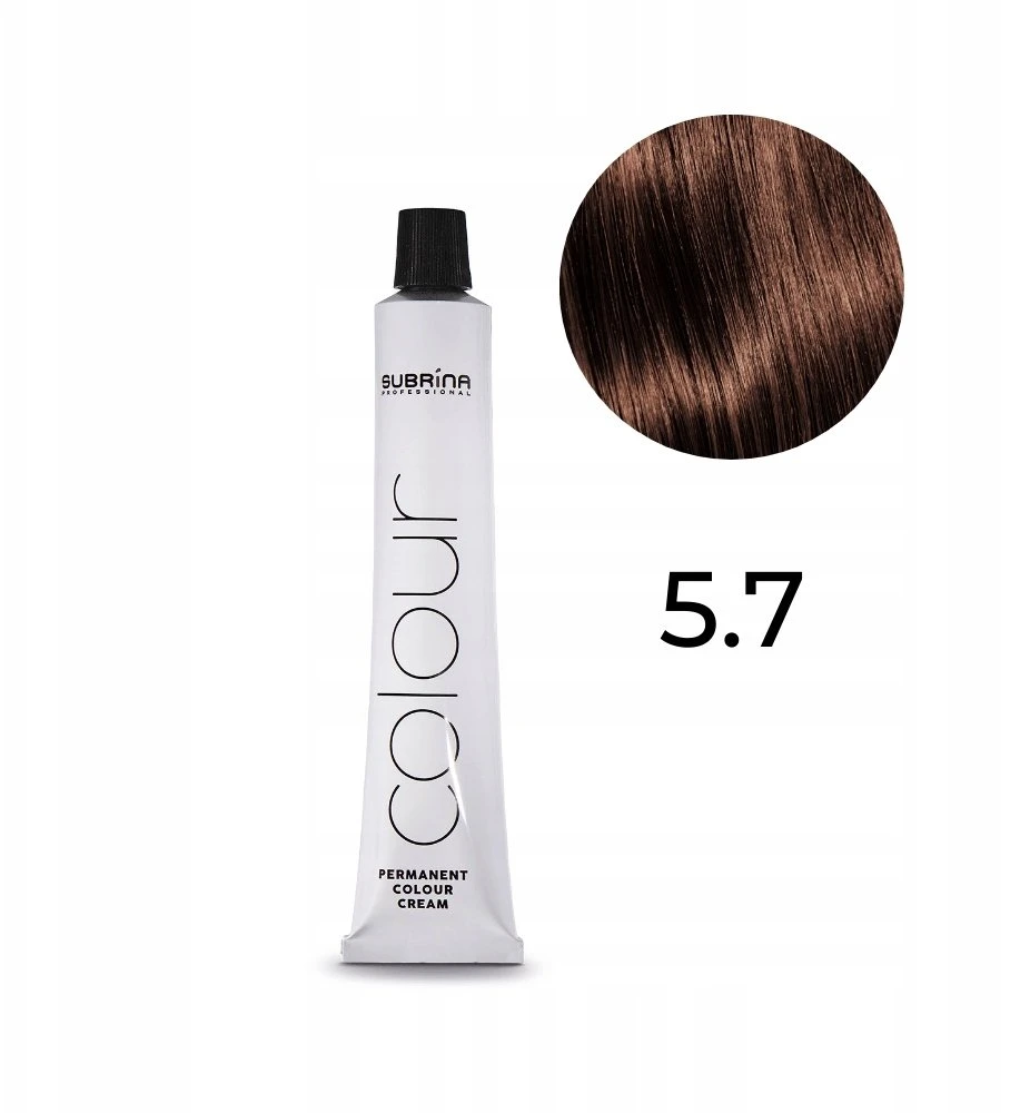 Subrina Professional , Essential Colour, Permanent Hair Dye, 5/7 Chestnut Light Chestnut, 100 ml For Women