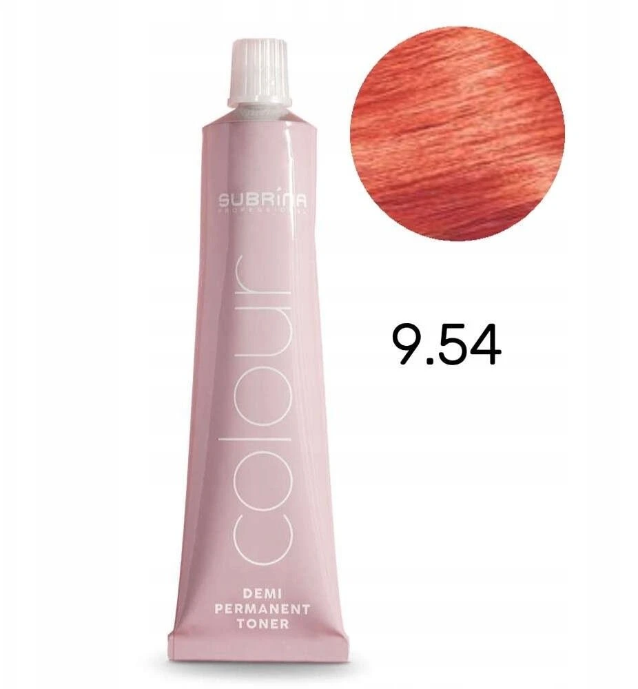 Subrina Professional Subrina Professional, Demi Permanent Colour, Demi-Permanent Hair Dye, 9/54 Very Light skirtas šviesiems plaukams - Chilli, 60 ml Unisex