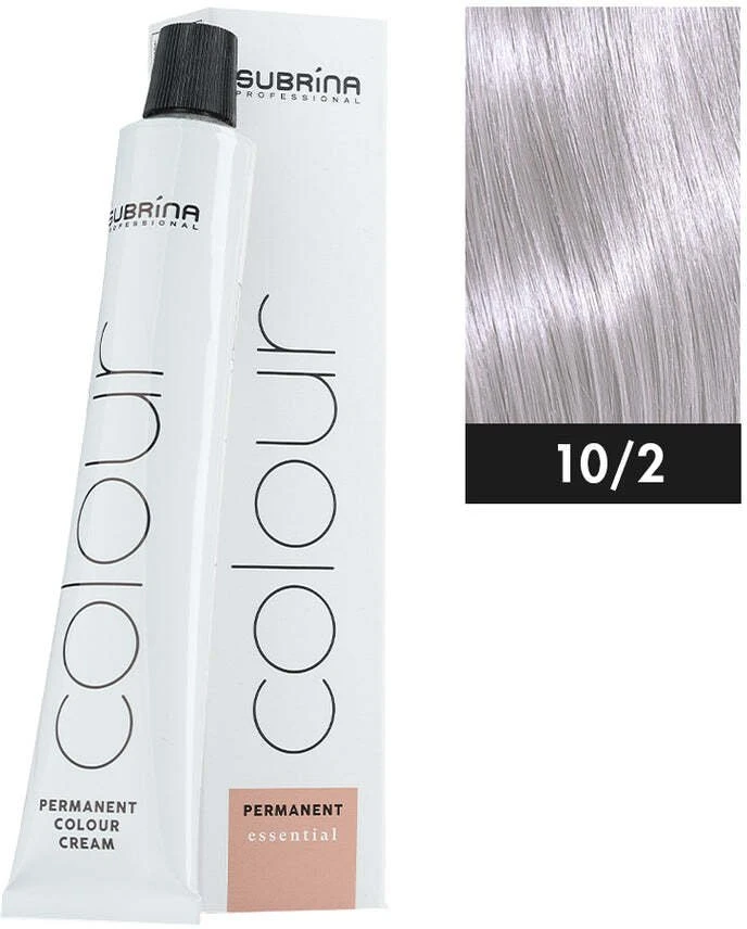Subrina Professional , Permanent Colour, Permanent Hair Dye, 10/2 , 100 ml For Women