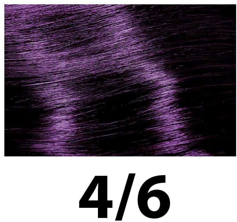 Subrina Professional , Vibrant, Permanent Hair Dye, 4/6 Medium Brown Violetinė, 100 ml Unisex