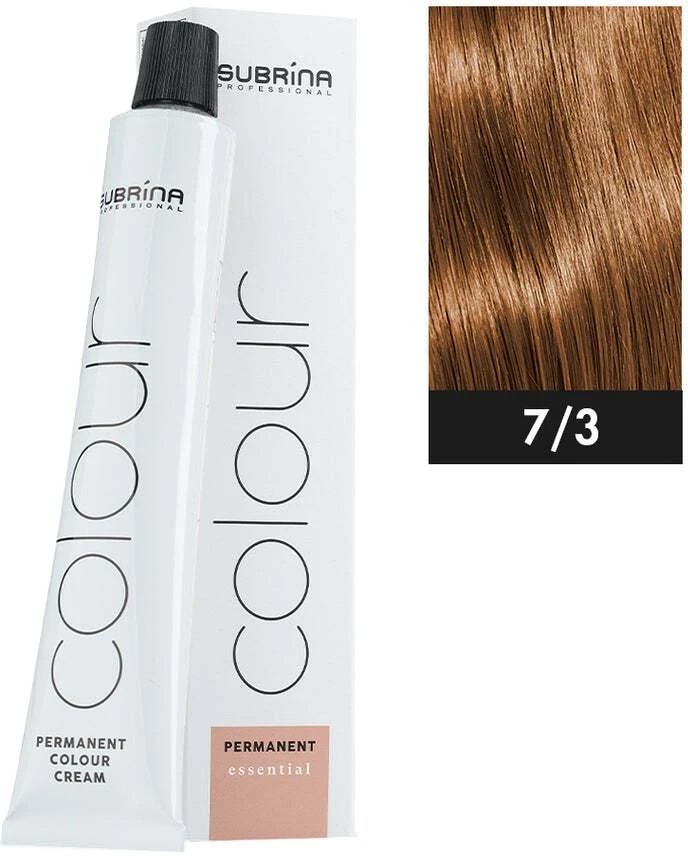 Subrina Professional , Essential Colour, Permanent Hair Dye, 7/3 Medium Ash Skirtas šviesiems plaukams, 100 ml For Women
