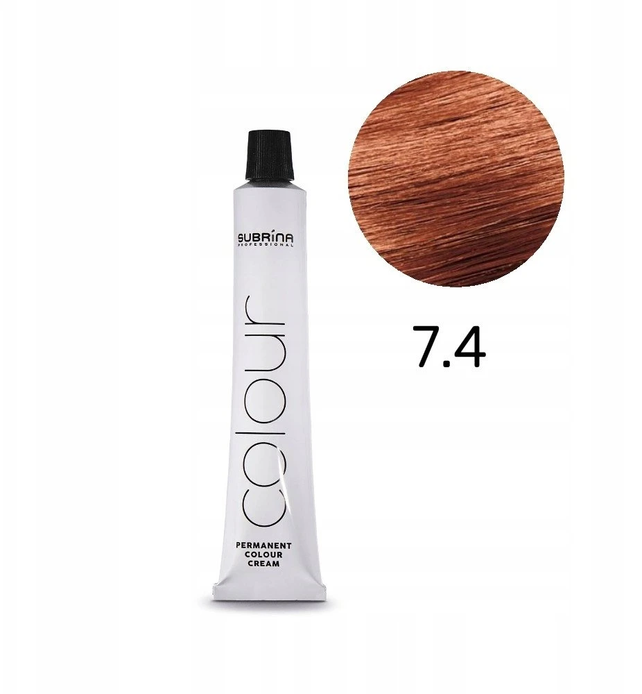 Subrina Professional , Essential Colour, Permanent Hair Dye, 7/4 Medium Golden Skirtas šviesiems plaukams, 100 ml For Women