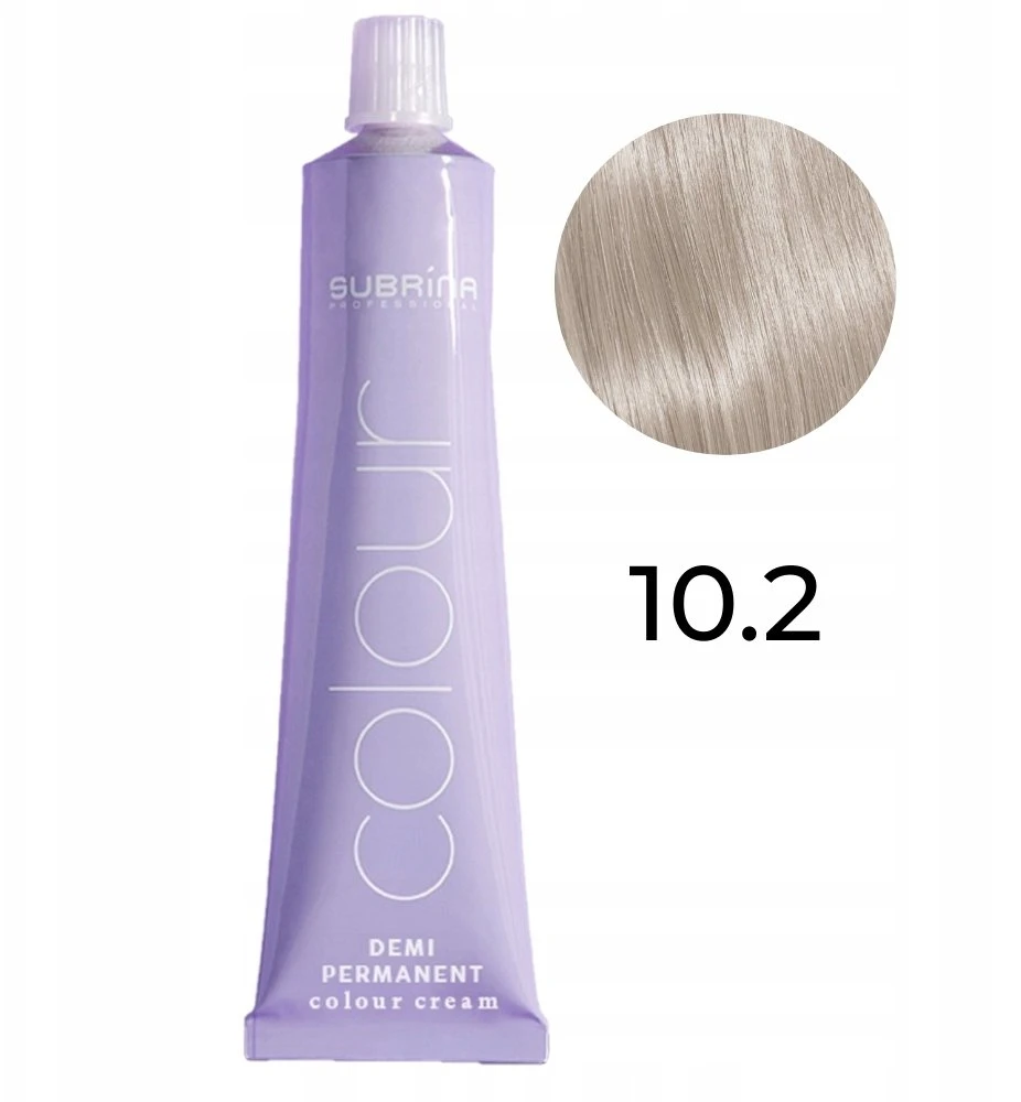 Subrina Professional Subrina Professional, Demi Permanent Colour, demipermanentiniai plaukų dažai, 10/2 Perlų efektas Skirtas šviesiems plaukams, 60 ml Unisex
