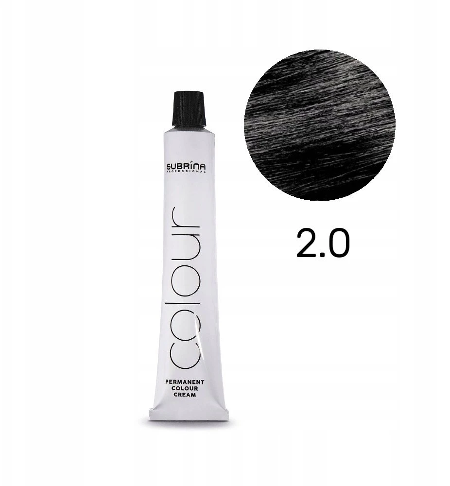Subrina Professional , Essential Colour, Permanent Hair Dye, 2/0 Juodas, 100 ml For Women