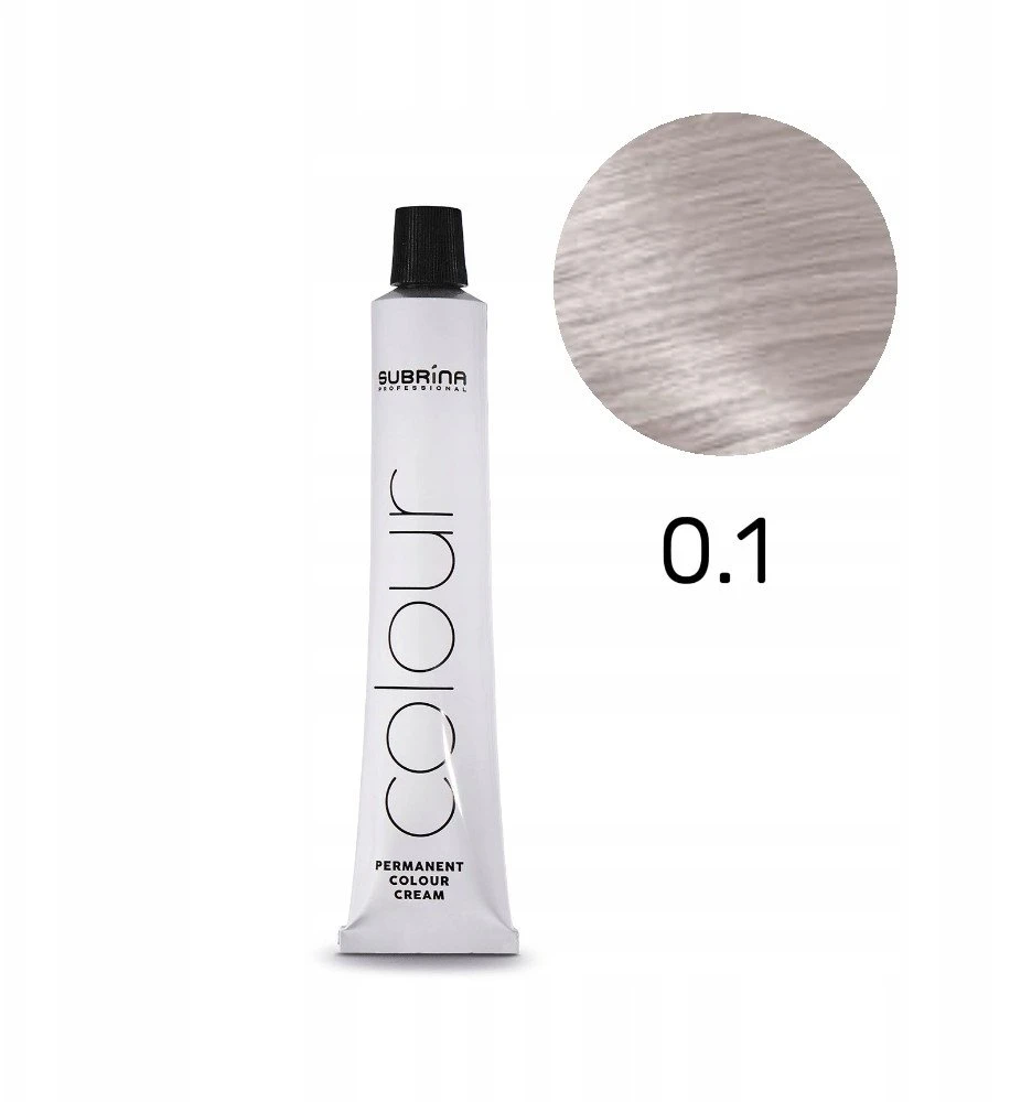 Subrina Professional Subrina Professional, unikali, nuolatiniai plaukų dažai, 0/1, 100 ml Moterims