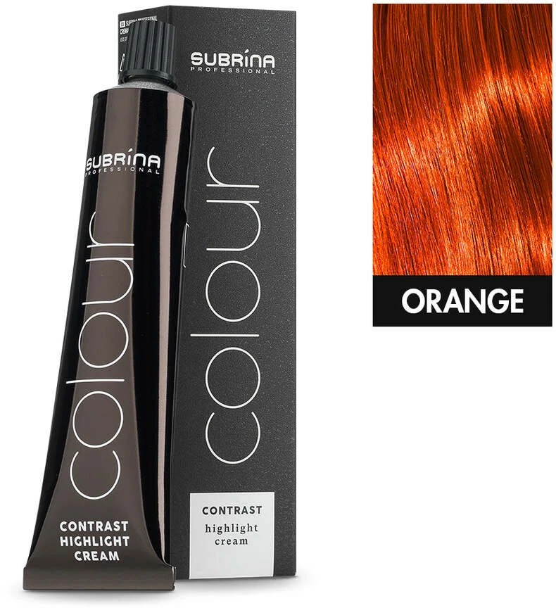Subrina Professional , Contrast Colour, Permanent Hair Dye, Oranžinis, 60 ml For Women