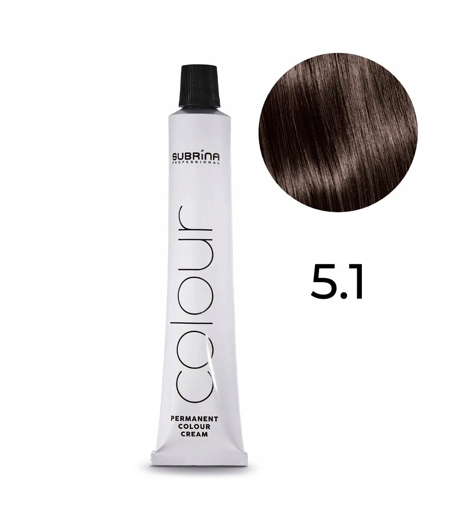 Subrina Professional , Essential Colour, Permanent Hair Dye, 5/1 Ashy Light Chestnut, 100 ml For Women