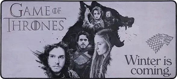 Kilimėlis Subsonic Game of Thrones SA5589-GOT1 Jon Snow Arya Stark 90 x 40 cm Wielobarwny