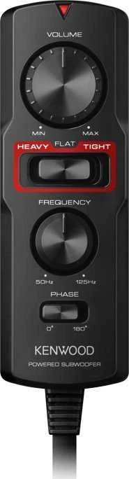 „Kenwood Electronics KSC-PSW7EQ“ automobilio žemų dažnių garsiakalbis, iš anksto įkrautas, 160 W