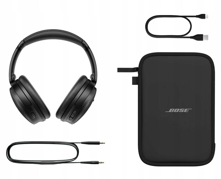 Belaidės ausinės Bose QuietComfort SC, Juodos spalvos