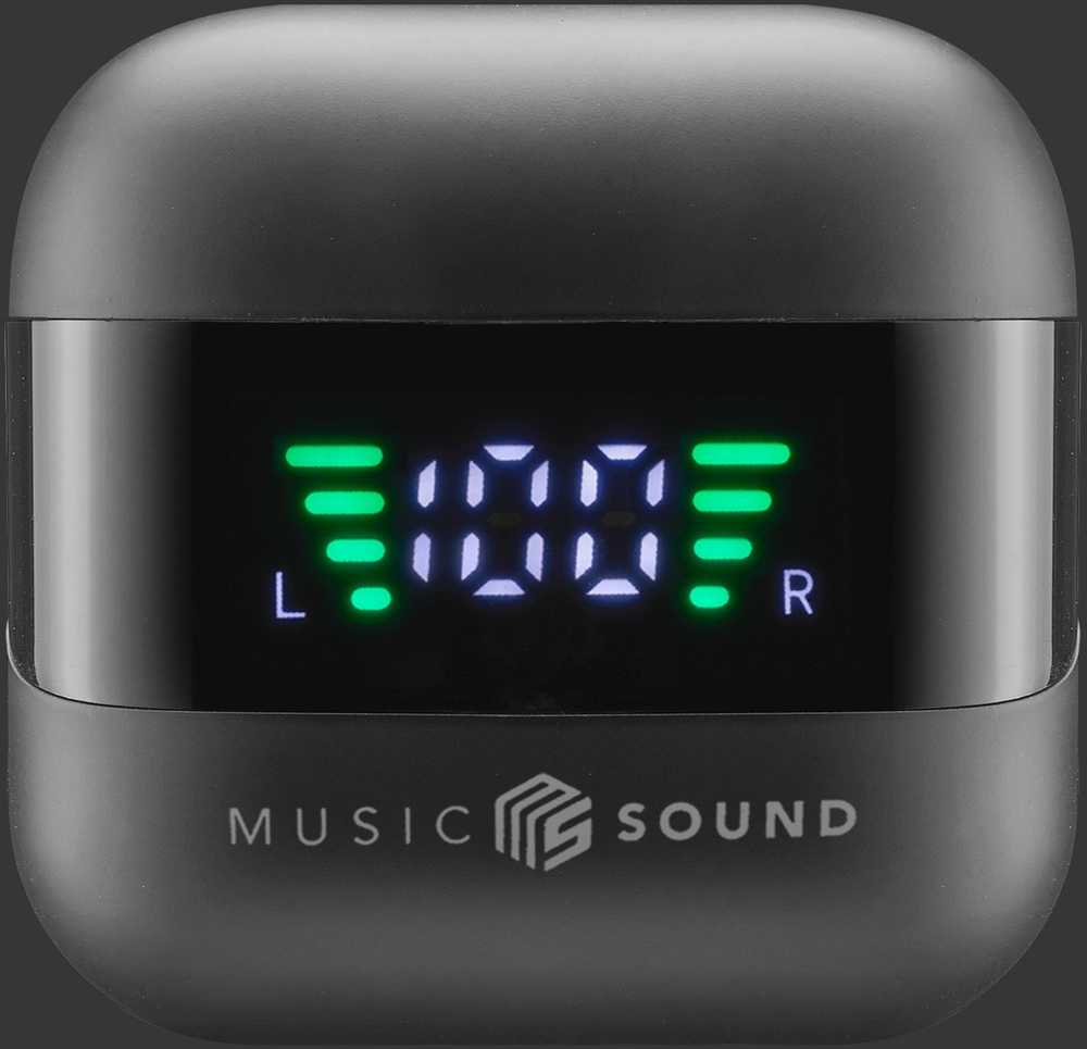 Ausinės SłuchawkiMusic SoundSpark juoda (BTMSTWSSPARKK)