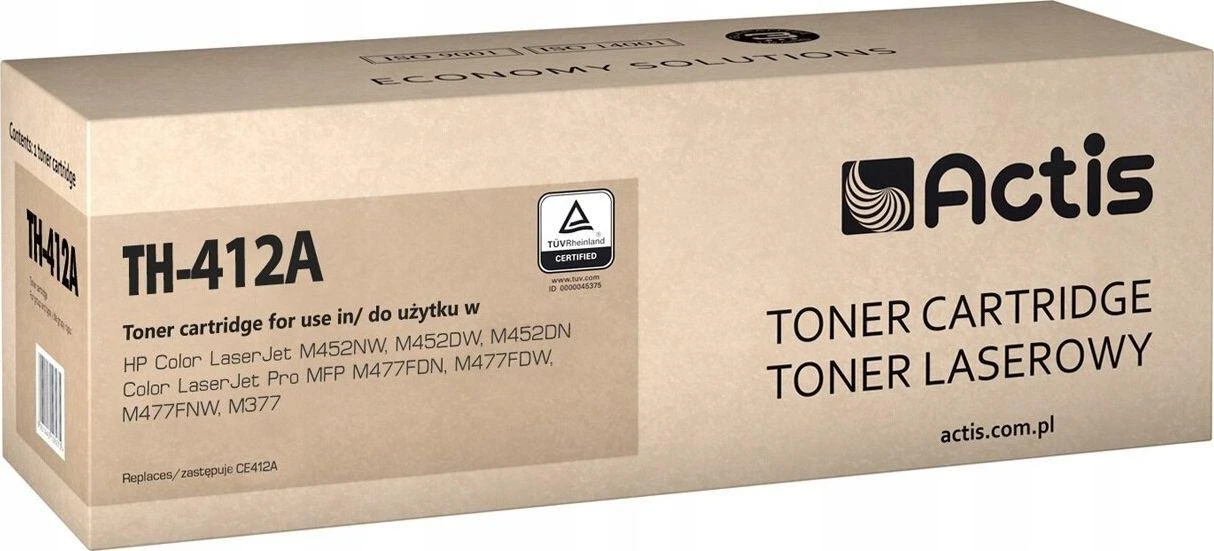 Tonerio Kasetė - Actis TH-412A (Pakaitalas HP 305A CE412A; 2600 Puslapių; Geltona)