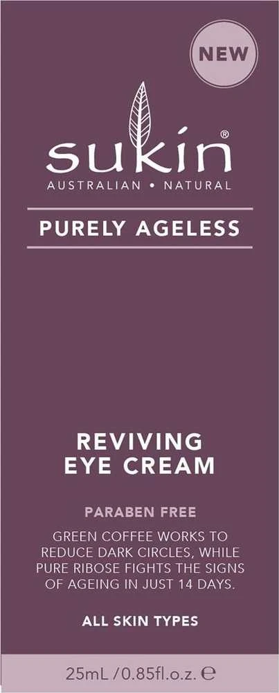 Sukin Purely Ageless Under Eyes, 25 ml