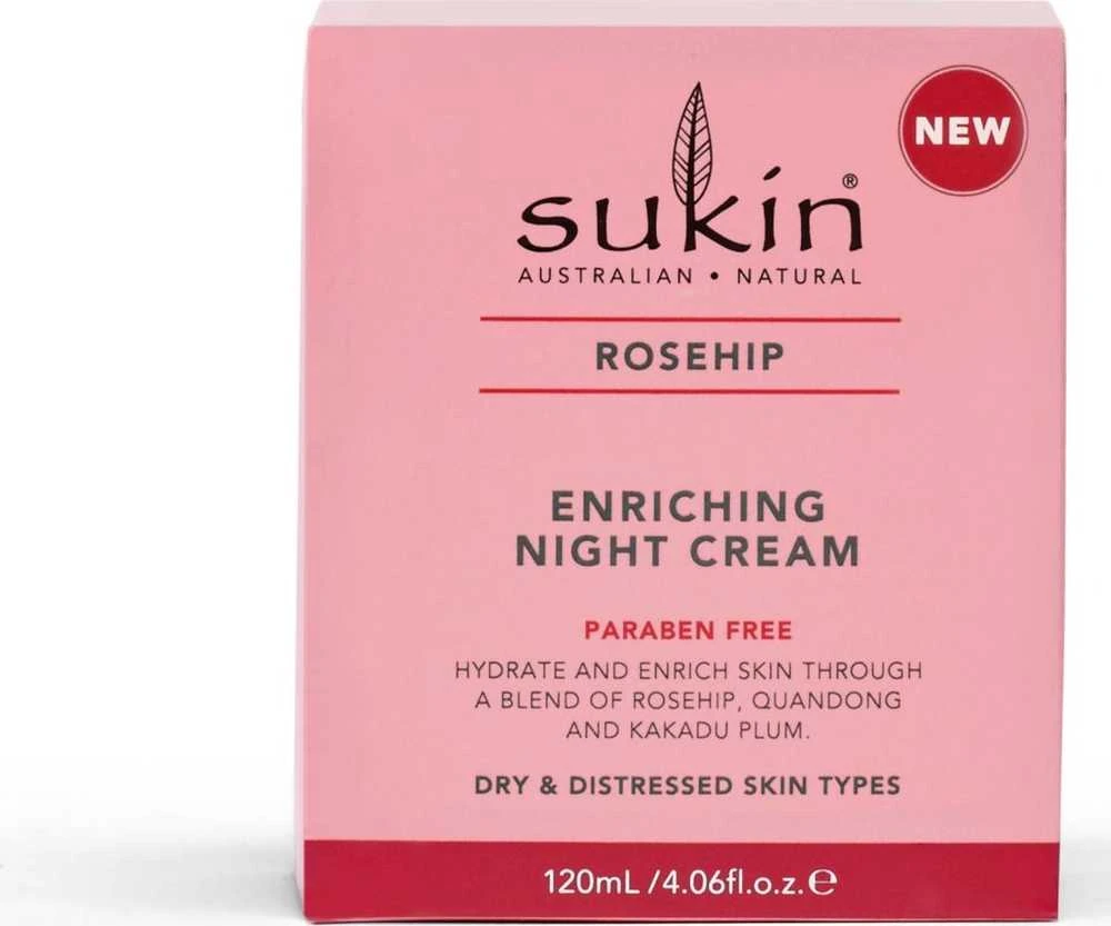 Sukin erškėtuogių maitinamasis veido kremas 120ml