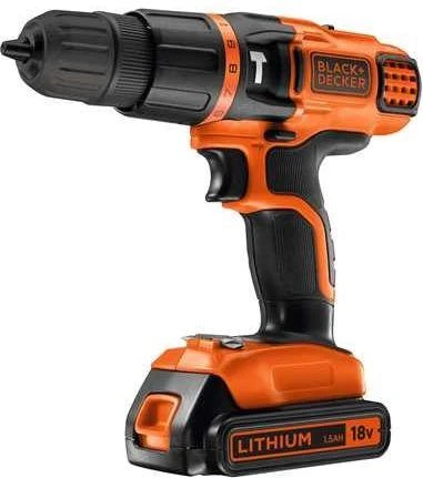 Smūginis  Black & Decker Blac Akkuschlagbohrschr. BL188KB 18V