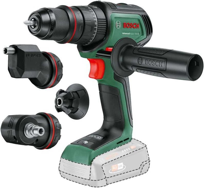 Bosch AdvancedImpact 18V-80 su keičiamais antgaliais