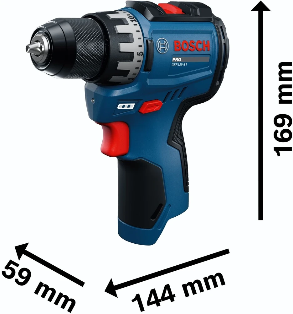 Bosch GSR12V-31 Solo, CT