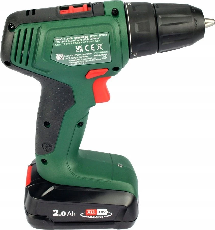 Bosch akumuliatorinis suktuvas EasyDrill 18V-40, 2x1,5Ah, dėklas 06039D8002