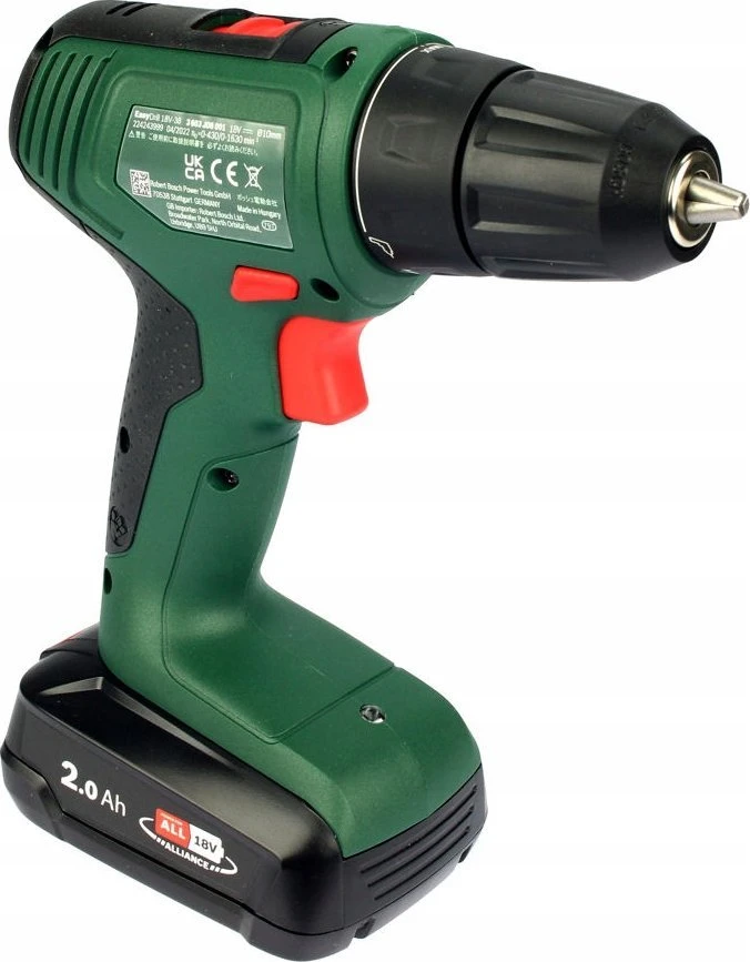 Bosch akumuliatorinis suktuvas EasyDrill 18V-40, 2x1,5Ah, dėklas 06039D8002