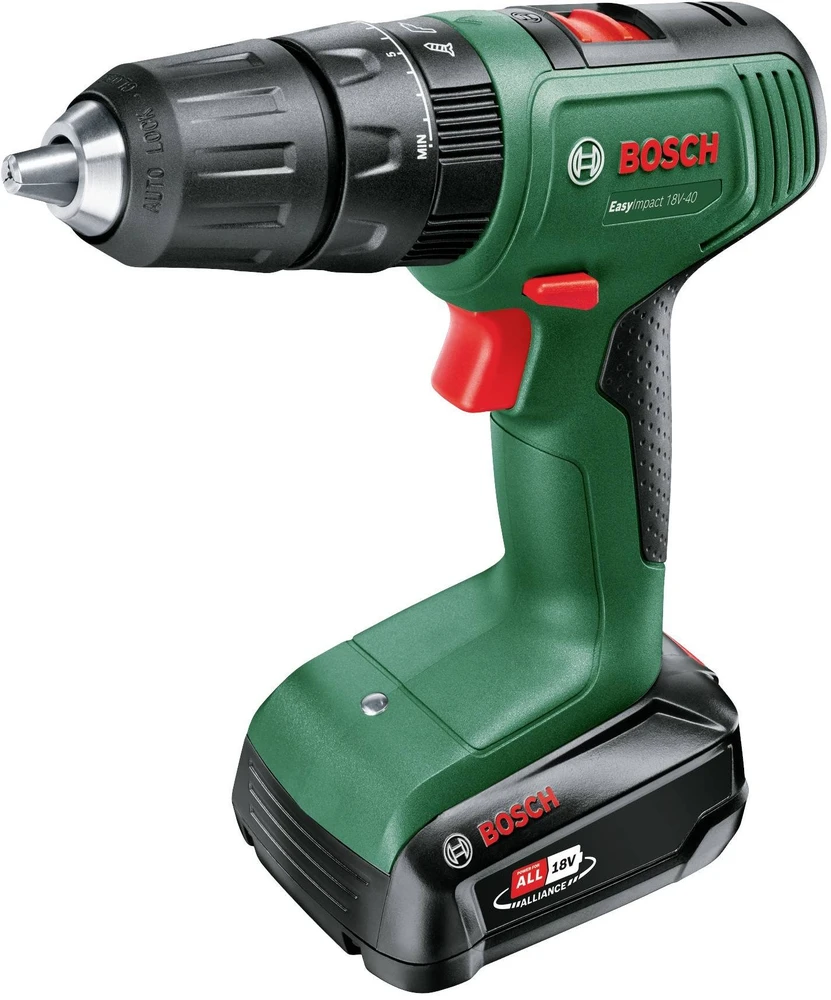 Bosch EasyImpact 18V-40 suktuvas-gręžtuvas su akumuliatoriumi