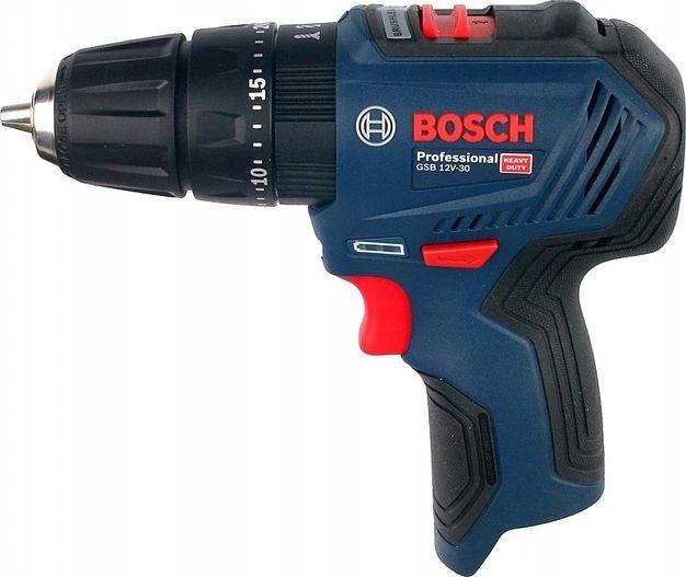 Bosch GSB 12V-30 smūginis gręžtuvas profiliu