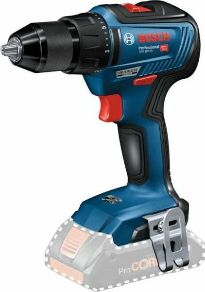 Bosch GSB 18V-55, LB be akumuliatoriaus ir kroviklio