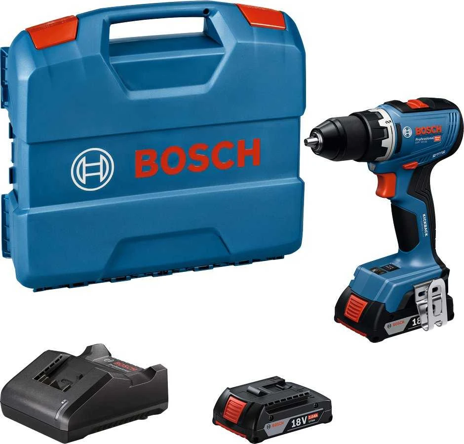 Bosch GSR 18V-65 suktuvų rinkinys su lagaminu